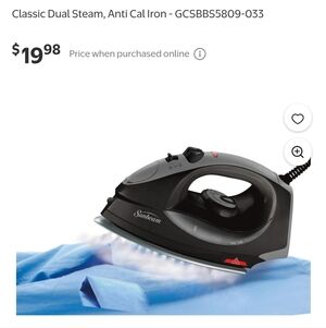 Sunbeam Classic Dual Steam Iron